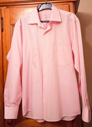 Camisa de manga larga rosa