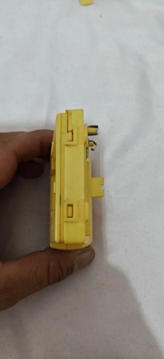 Game Boy Color Transparente Sin Tapa Trasera