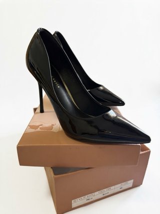 Zapatos de Tacón Negros Colour Cherie