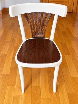 Silla Vintage Thonet Bicolor