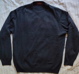 Jersey Emidio Tucci Gris Cuello Redondo Talla XL