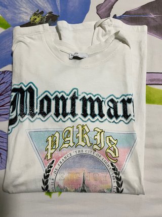 Camiseta Bershka Montmartre París The City of Ligh
