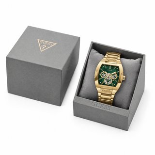 Reloj Guess Hombre Dorado y Verde