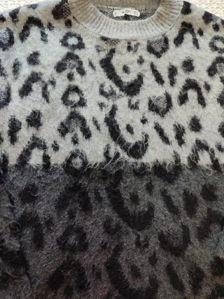 Jersey Mango Estampado Animal Print Talla S