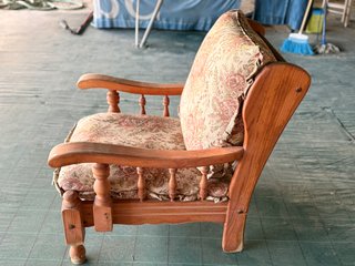 Poltrona vintage in legno