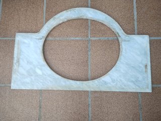 Encimera de Lavabo mármol blanco