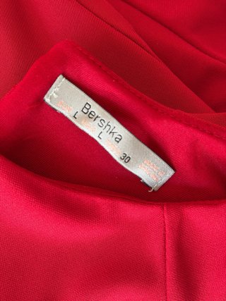 Vestido corto rojo