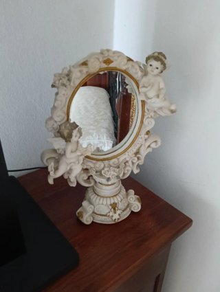 Espejo de Tocador con Ángeles