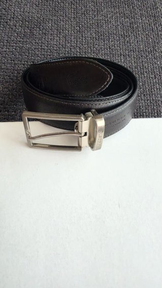 Cinturón de cuero Lacoste Negro 30mm
