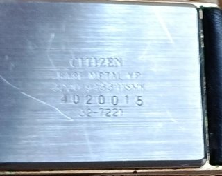 Orologio Citizen al quarzo dorato