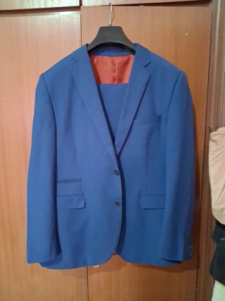Traje de chaqueta hombre azul