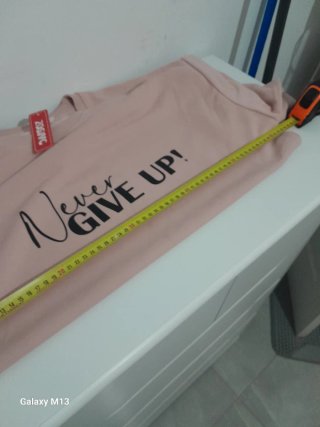Sudadera Never Give Up Talla XXL