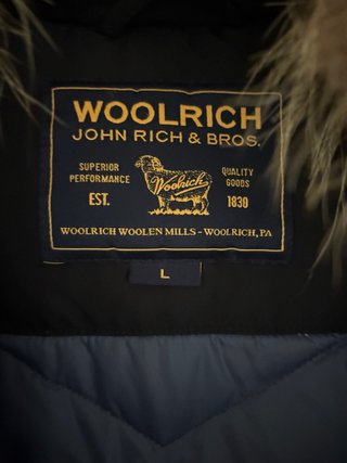 Giacca invernale donna Woolrich blu