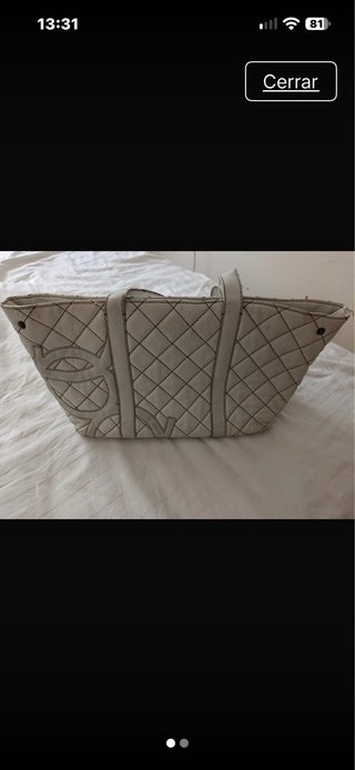 Bolso Blanco Acolchado