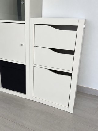 Estantería Kallax pequeña blanca