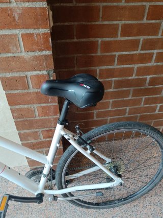 Bicicleta de adulto blanca