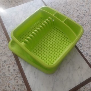 Escurridor de platos verde