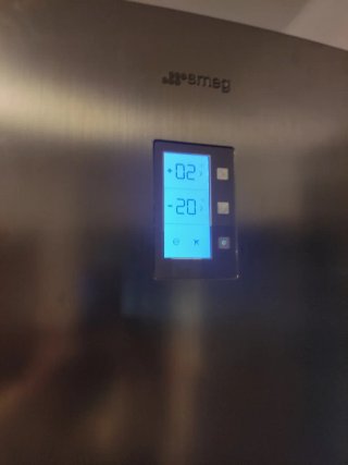 Nevera Combi Smeg Acero Inoxidable