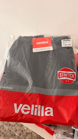 Pantalón de trabajo Velilla azul con reflectantes