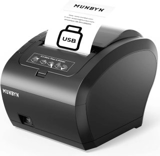 IMPRESORA TÉRMICA de Tickets MUNBYN 80mm USB