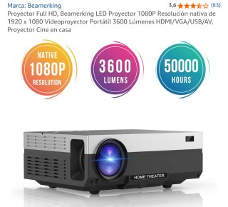 Proyector Full HD Beamarking 1080p