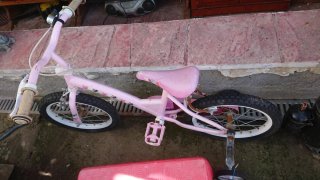 Bicicleta infantil rosa