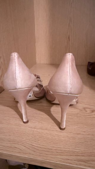 Zapatos de tacón GODY dorado- rosa fiesta