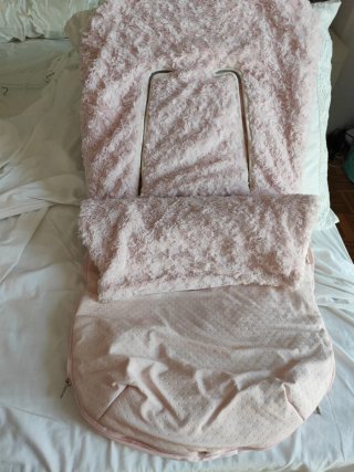 Saco de silla invierno niña rosa