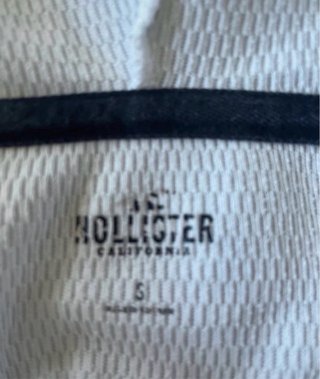 Sudadera Hollister Gris y Blanca