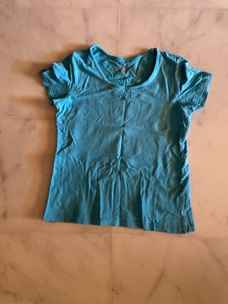 Camiseta de Manga Corta Azul
