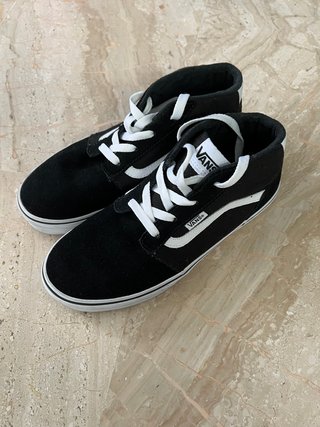 Zapatillas Vans altas negras talla 37