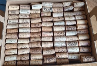 400 Tapones de corcho de vino para manualidades.