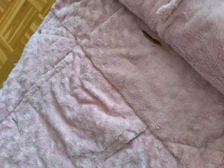 Saco de silla invierno niña rosa estrellas