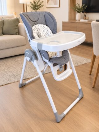 Trona Jané Mila convertible en hamaca Gris