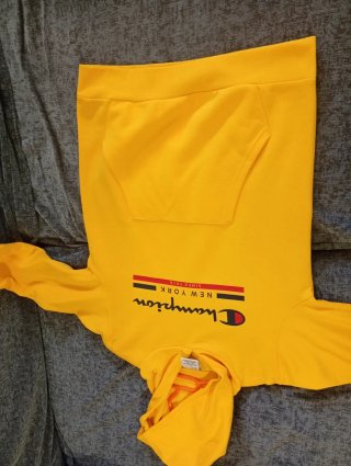 Sudadera Champion Amarilla XL niño o M adulto