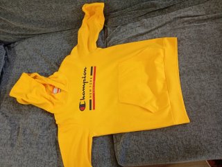 Sudadera Champion Amarilla XL niño o M adulto