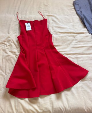 Vestido rojo Zara