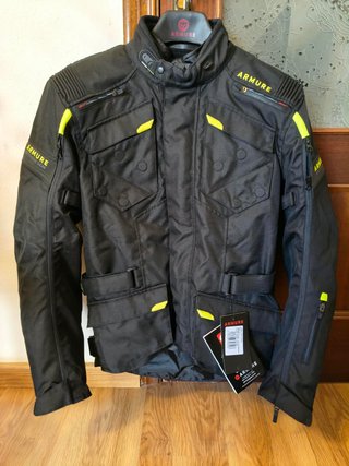 Chaqueta Armure Aren XL Negra/Amarilla Nueva