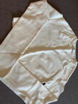 Camiseta de Manga Larga Pull&Bear Blanca