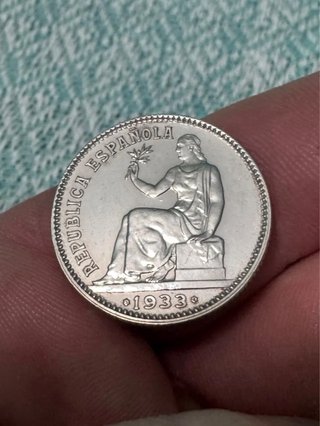 1 Peseta 1933 sin circular