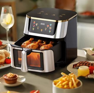 Freidora de aire 210°C con función grill