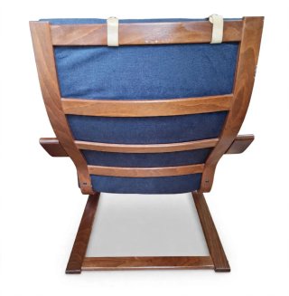 Sillón IKEA POÄNG Azul con Reposacabezas