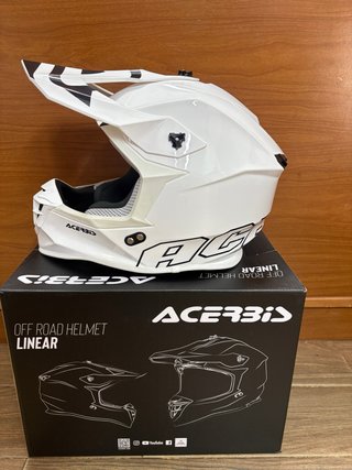 Casco Acerbis Linear Blanco Talla L