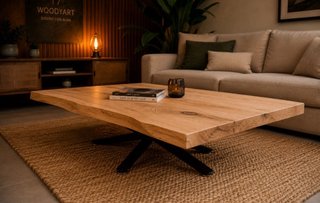 Mesa de Centro de Madera Maciza