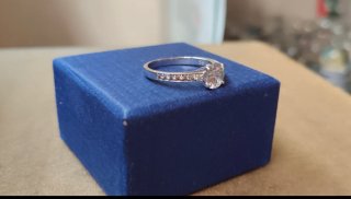 Anillo Swarovski Plata