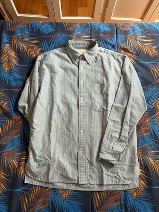 Camisa oxford Uniqlo JWA oversize rayas S