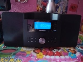Equipo de música Scott