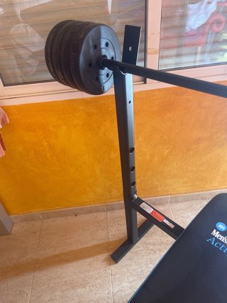 Banco de pesas y abdominales