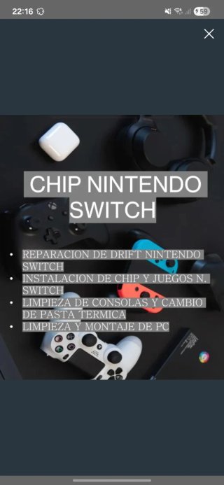 Servicios Técnicos Nintendo Switch
