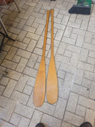 2 Remos de Madera